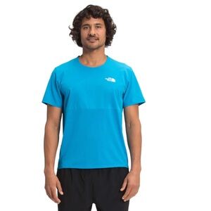 North Face True Run short Sleeve Crew size XL blue